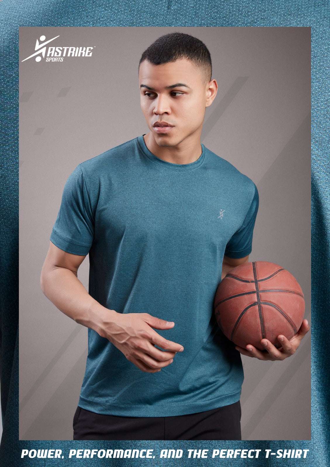 Men Abstract Print Slim Fit Crew Neck T-shirt at Wholesale Price J 123 | 6 Pcs Box