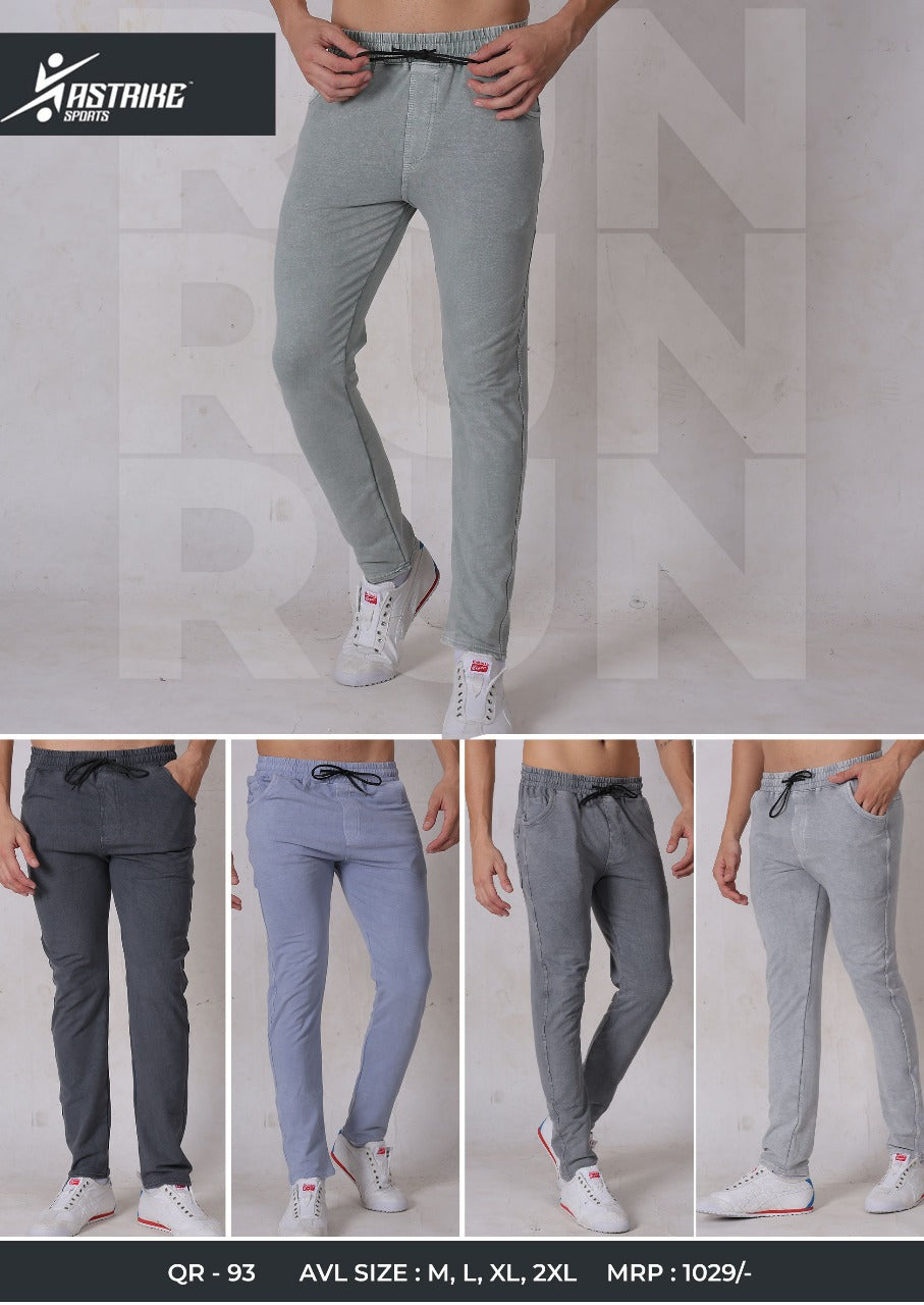 Men Regular Fit Sports Track pant at Wholesale Price QR-93 | 6 Pcs Box