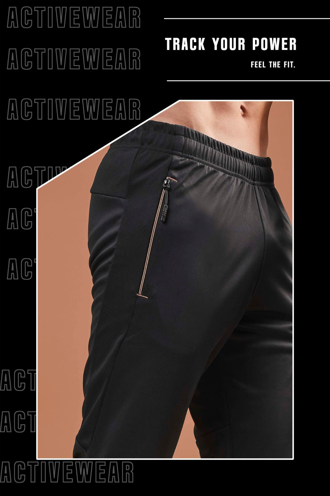 Men Solid Slim Fit Trackpants at Wholesale Price QR 25 | 8 Pcs Box