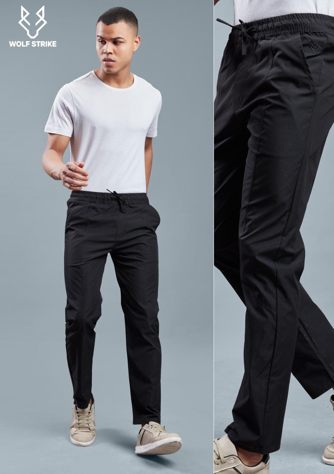 Men Solid Relax Fit Sports Trackpants at Wholesale Price A-1 | 6 Pcs Box