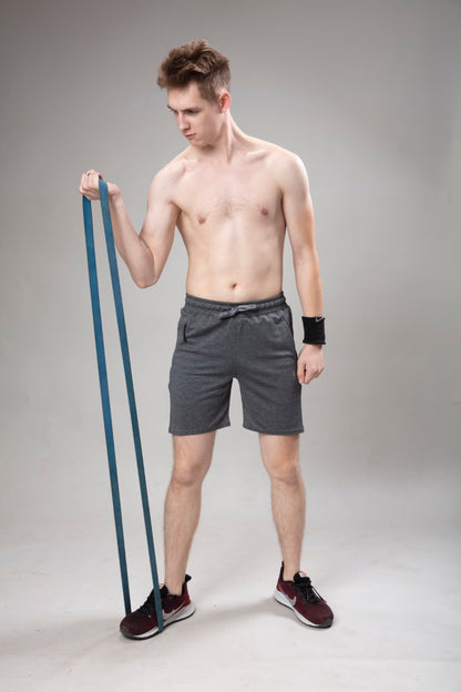 Men Solid Slim Fit Shorts at Wholesale Price QR 36 | 8 Pcs Box