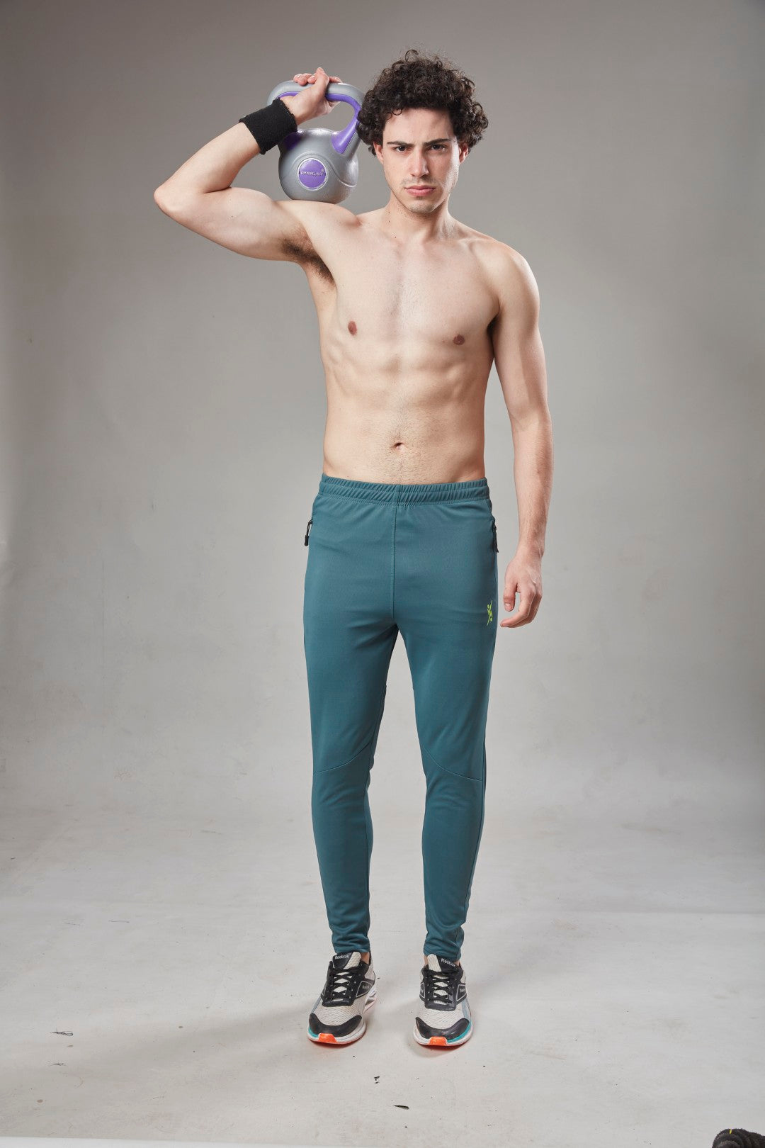 Men Solid Slim Fit Trackpants at Wholesale Price J 580 | 8 Pcs Box