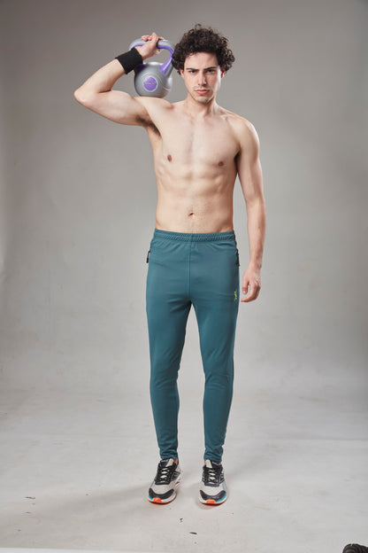 Men Solid Slim Fit Trackpants at Wholesale Price J 580 | 8 Pcs Box