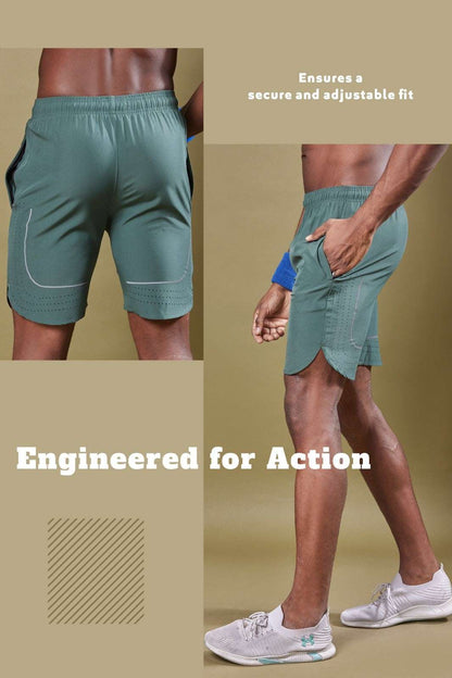 Men Solid Slim Fit Short Tighty Pant at Wholesale Price J 84 | 8 Pcs Box