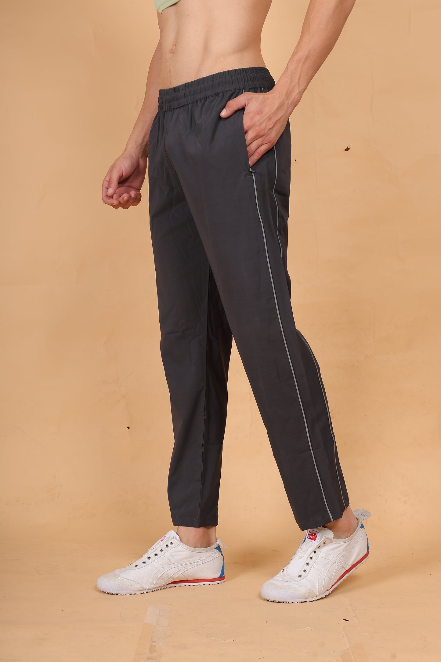 Men Regular Fit Sports Terry Fabric Track pant at Wholesale Price J-209 | 6 Pcs Box