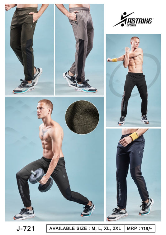 Men Solid Relax Fit Joggers at Wholesale Price J 721 | 6 Pcs Box