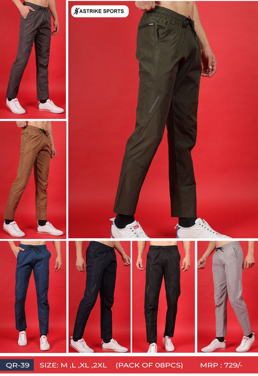 Men Regular Fit Sports Track pant at Wholesale Price QR-39 | 8 Pcs Box