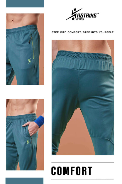 Men Solid Slim Fit Trackpants at Wholesale Price QR 25 | 8 Pcs Box