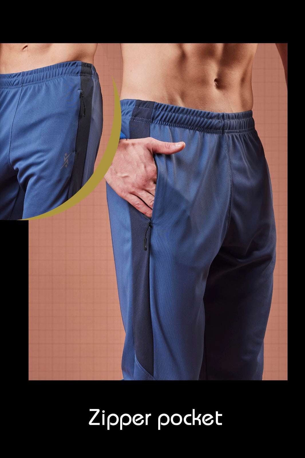 Men Solid Slim Fit Trackpants at Wholesale Price J 590 | 8 Pcs Box