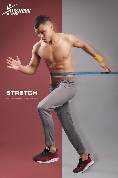 Men Solid Relax Fit Sports Trackpants at Wholesale Price QR89 | 6 Pcs Box