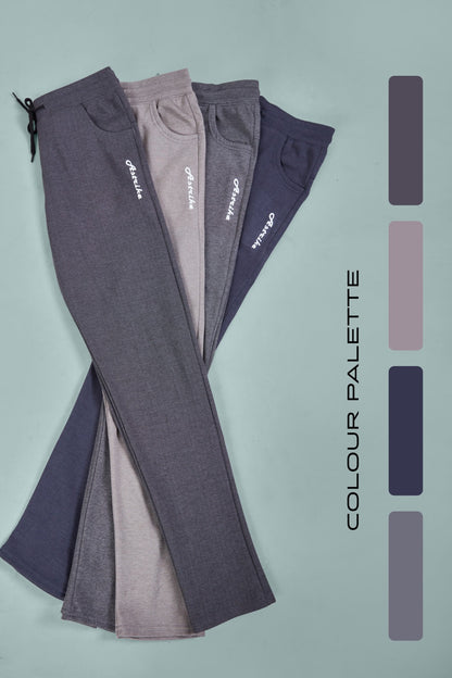 Men Solid Relax Fit Sports Trackpants at Wholesale Price QR 06 | 5 Pcs Box