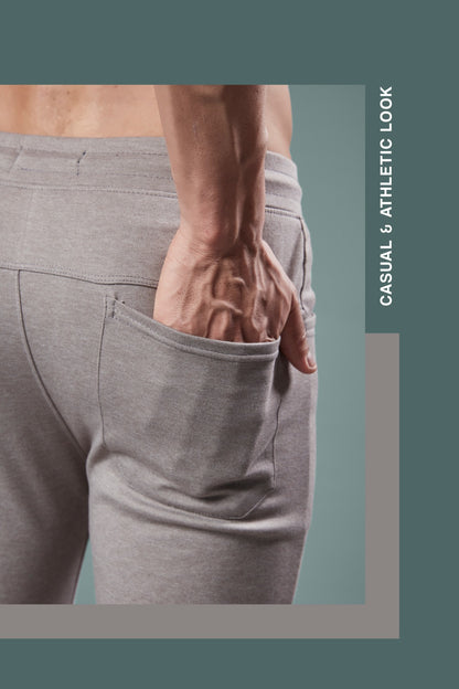 Men Solid Relax Fit Sports Trackpants at Wholesale Price QR 06 | 5 Pcs Box