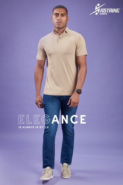 ASTRIKE SPORTS Polo Neck T-shirts at Wholesale Price QR-46 | 6 Pcs Packing