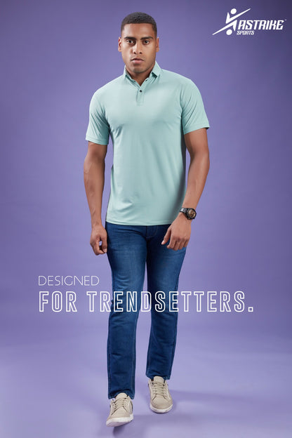 ASTRIKE SPORTS Polo Neck T-shirts at Wholesale Price QR-46 | 6 Pcs Packing