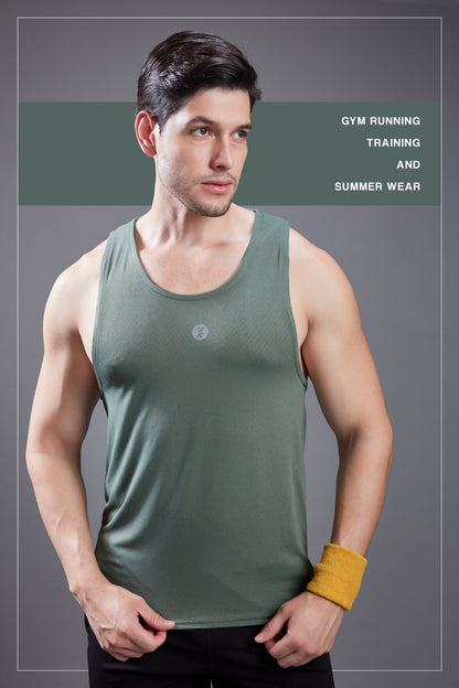 Men Slim Fit Crew Neck Innerwear Vest at Wholesale Price J-130 | 6 Pcs Box