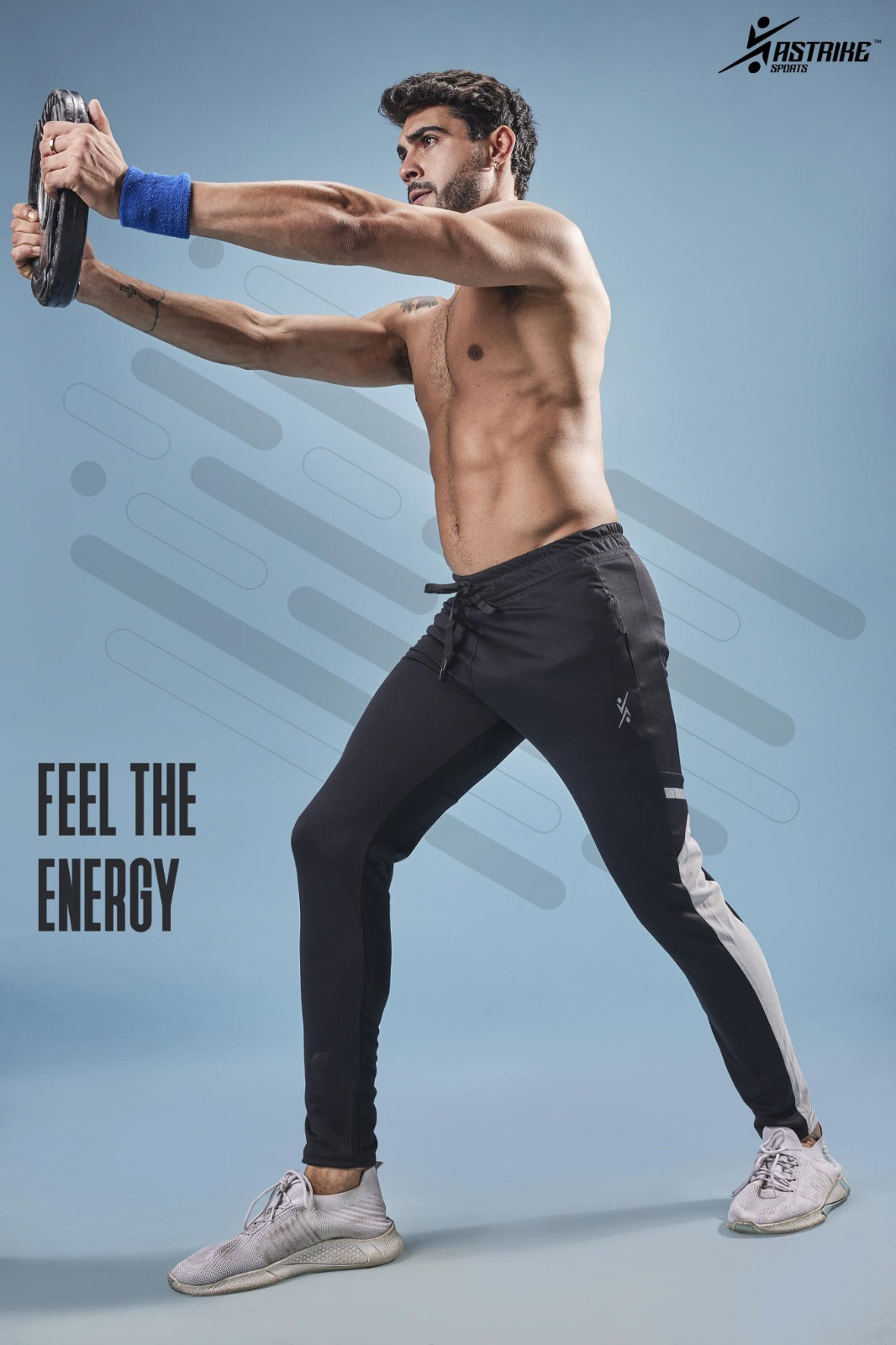 Men Solid Slim Fit Trackpants at Wholesale Price QR 95 | 8 Pcs Box