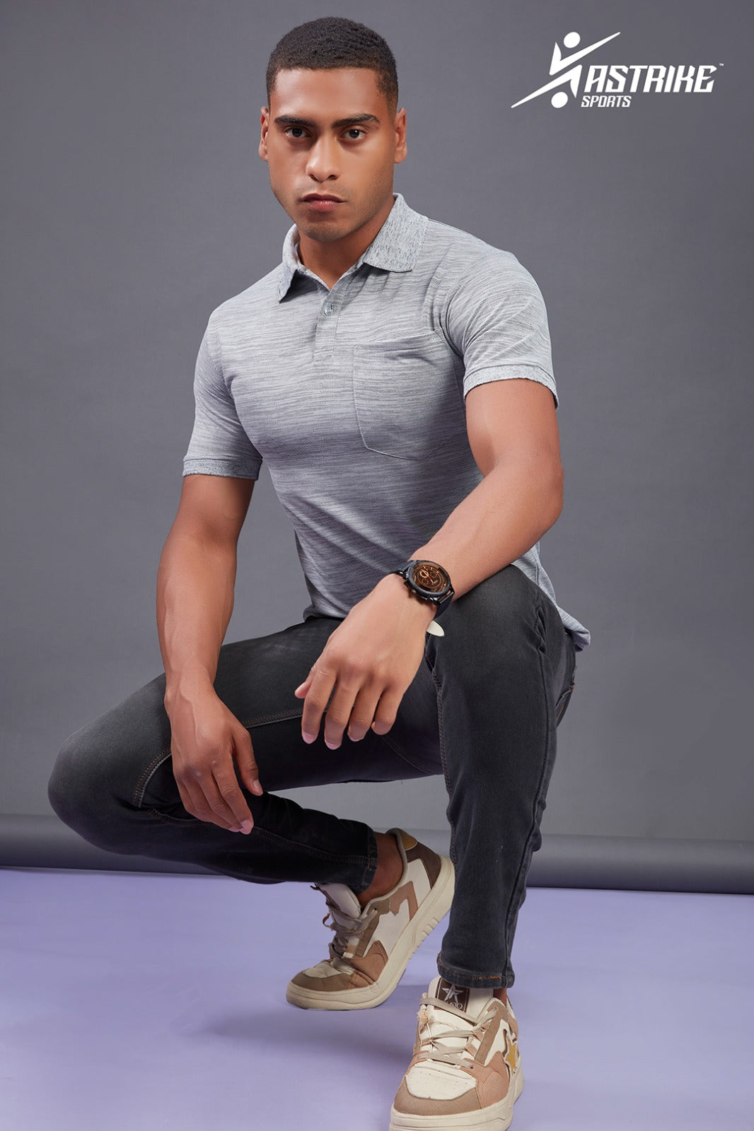 ASTRIKE SPORTS POLO T-shirt at Wholesale Price QR 42 | 6 Pcs Packing