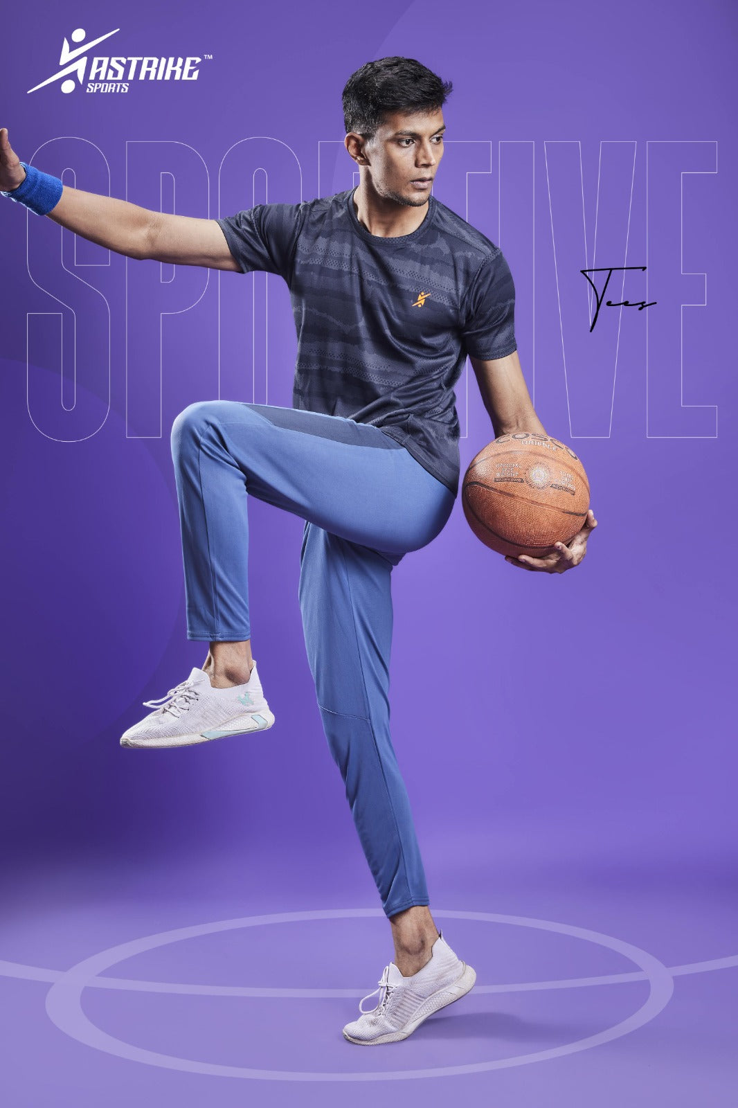 J-125 Men Jacquard Slim Fit Round Neck T-shirt | 6 Pcs Packing