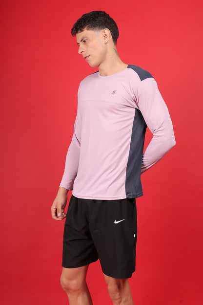 ASTRIKE SPORTS dot knit Crew Neck T-shirt at Wholesale Price J-725 | 8 Pcs Packing