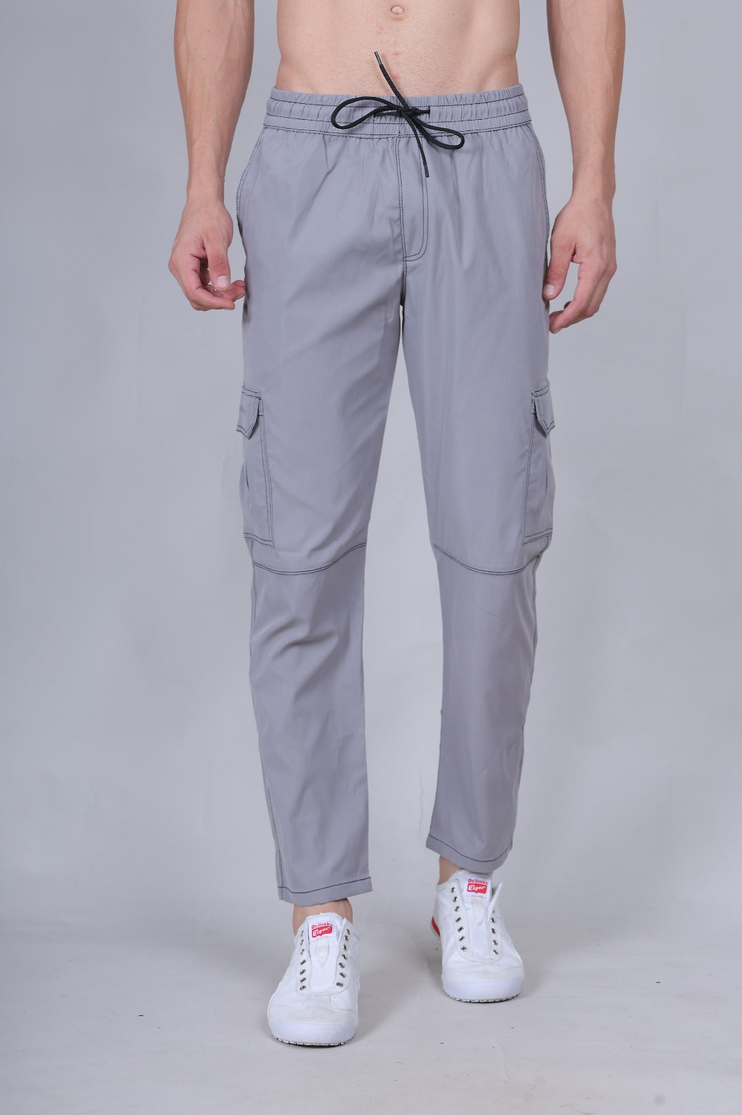 Men Mid-Rise Cargo Pants at wholesale J 842 | 8 Pcs Packing