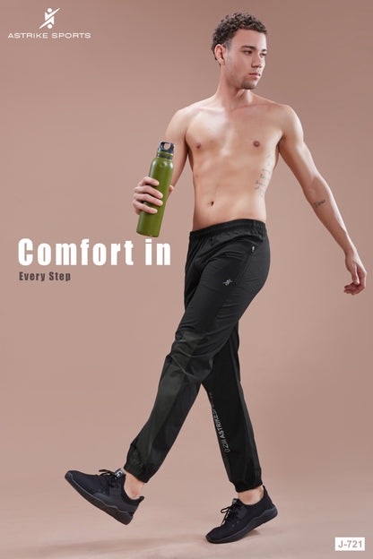 Men Solid Relax Fit Joggers at Wholesale Price J 721 | 8 Pcs Box