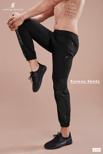 Men Solid Relax Fit Joggers at Wholesale Price J 721 | 8 Pcs Box
