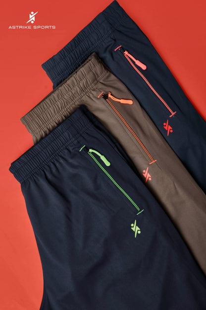 Men Solid Slim Fit Trackpants at Wholesale Price QR 25 | 8 Pcs Box