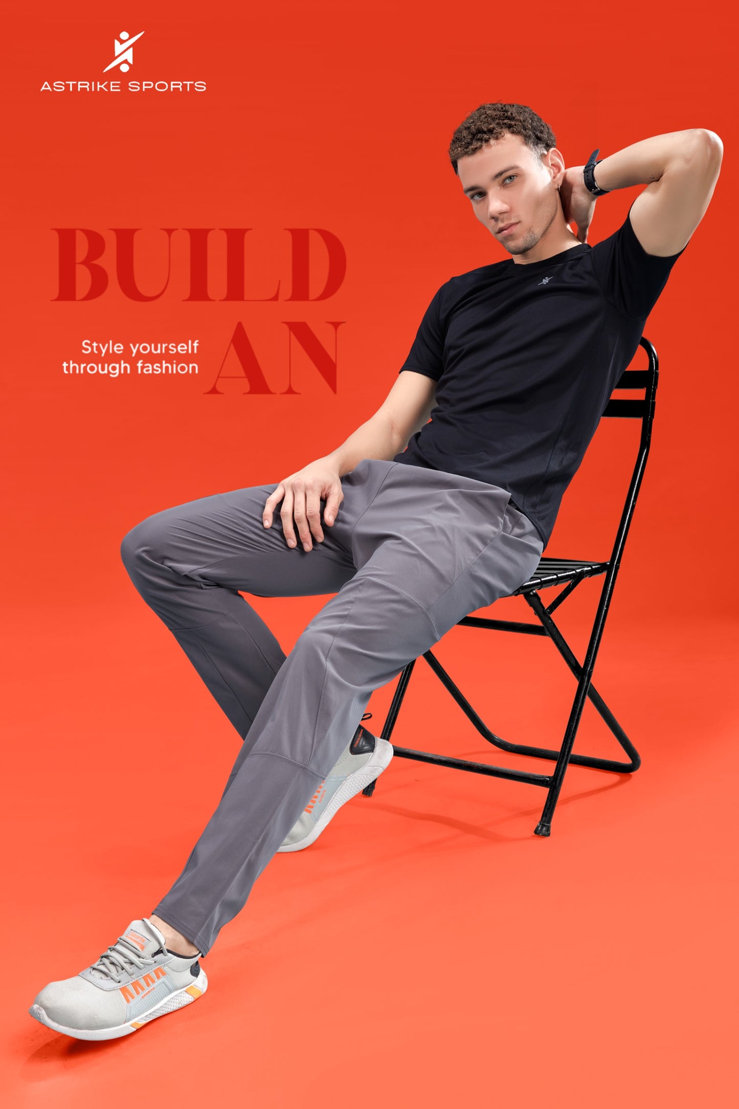 Men Regular Fit Sports Track pant at Wholesale Price QR-39 | 8 Pcs Box