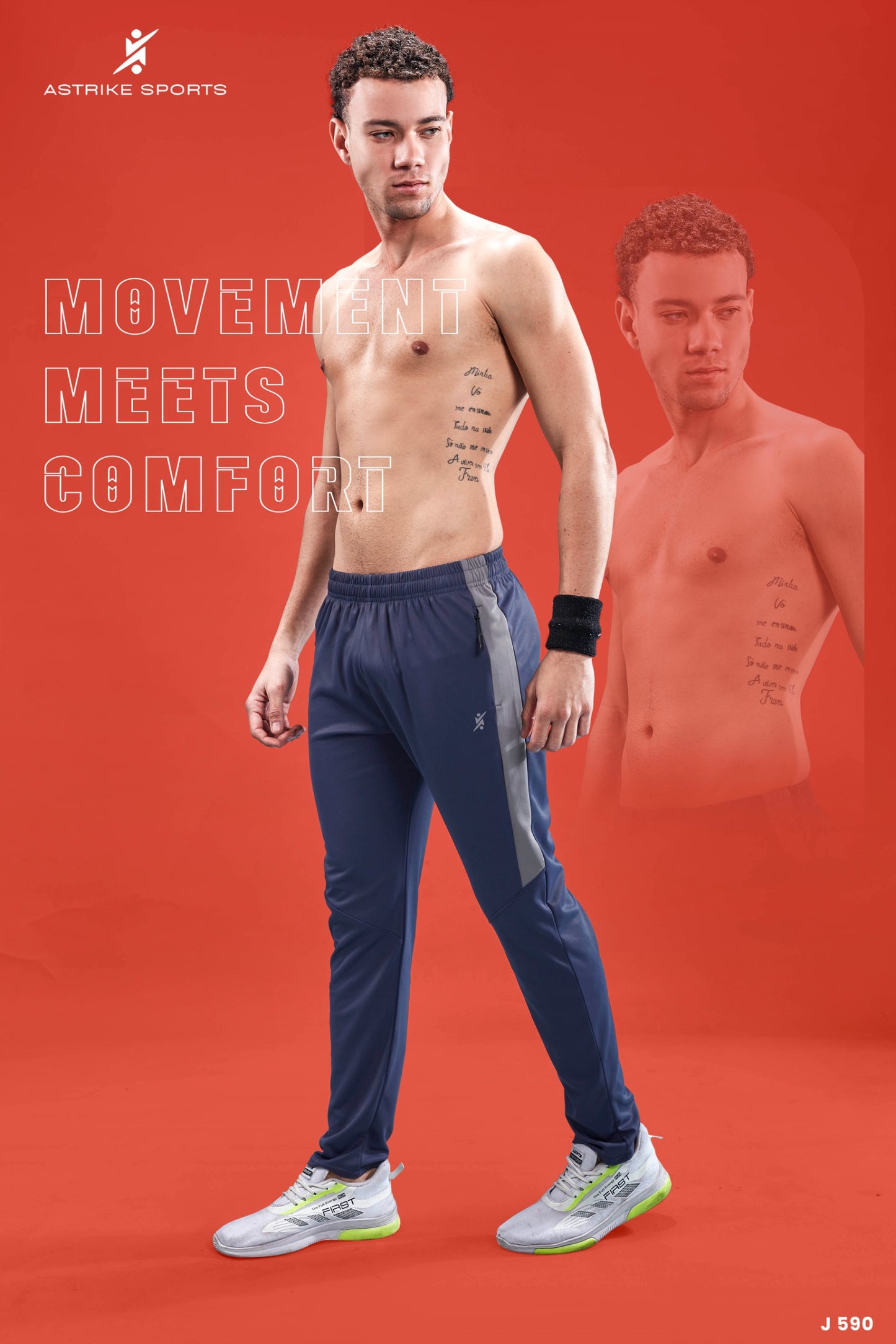 Men Solid Slim Fit Trackpants at Wholesale Price J 590 | 8 Pcs Box